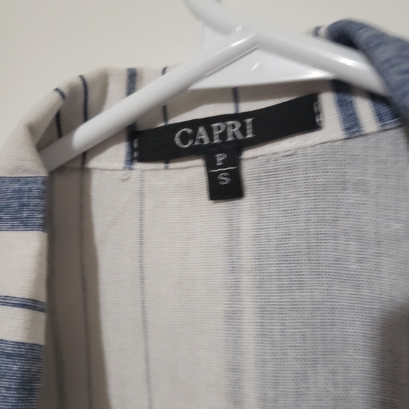 capri open lenin blend jacket size small - Picture 4 of 5